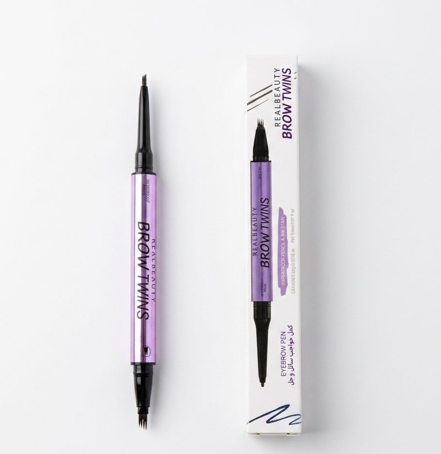 Brow Twins Precision Pen – Dual-End  Eyebrow Definer & Styler